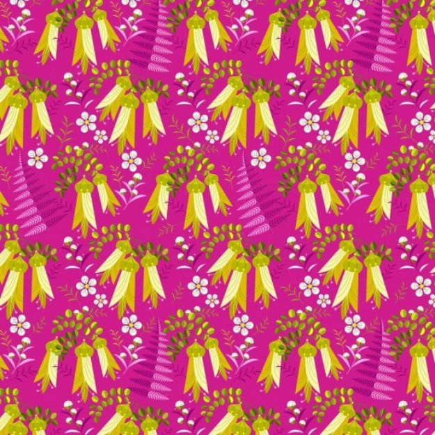 Picture of Fabric Summer Garden Kowhai 103